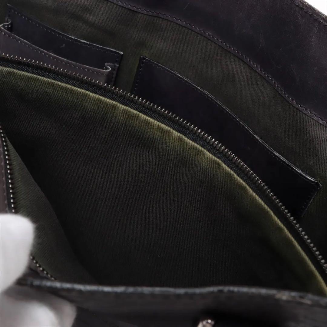 ベルルッティ カリグラフィ トゥジュール レザー トートバッグ ブラウン