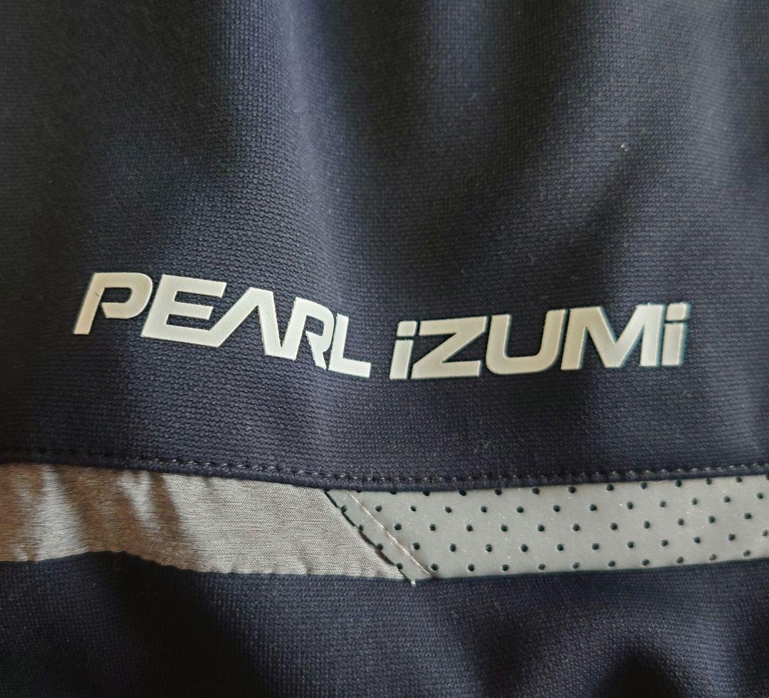 PEARL IZUMI ウィンドブレーカー 黒/グレー　Lサイズ