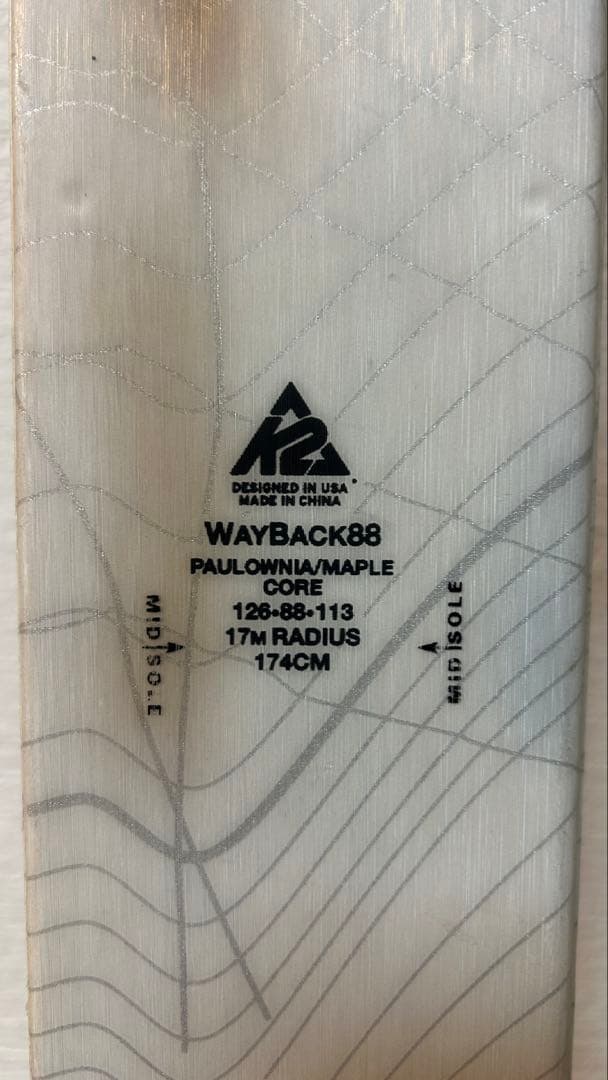 Ｋ2 wayback 88 174 + DYNAFIT Speed Turn