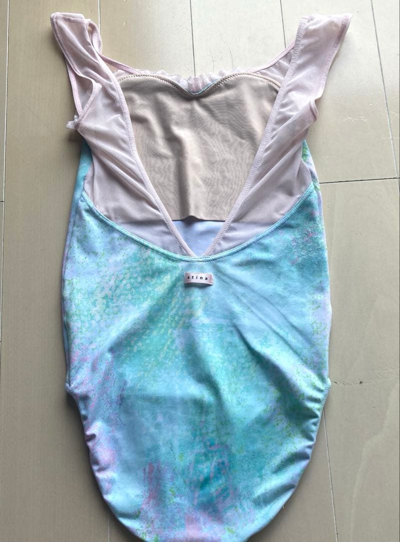 今だけこの価格 スティナバレエレオタード　マーメイド柄 Jr.M 140-150