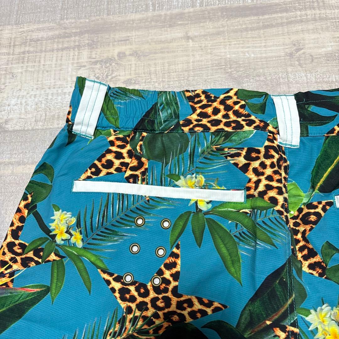 ラッセルノ★アロハ柄★薄手ストレッチ★パンツ 【メンズ サイズ4（M）】