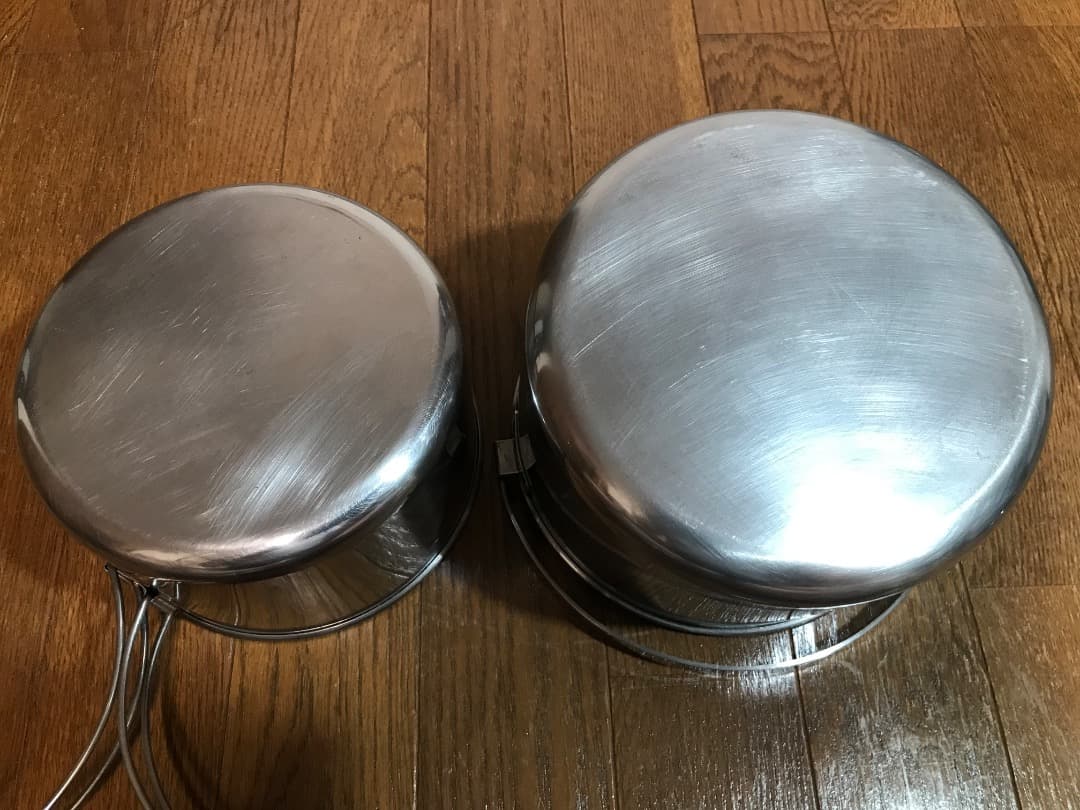 OUT・DO 製コッヘルセット＋米国製ホーロー食器セット＋保管ケース