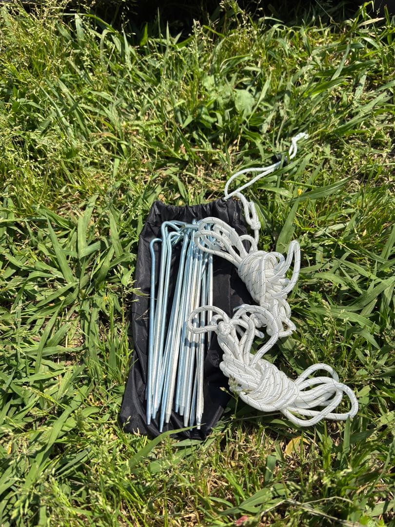 WAQ ALPHA TC ソロ用ティピテント、専用二股ポールグラウンドシート付き