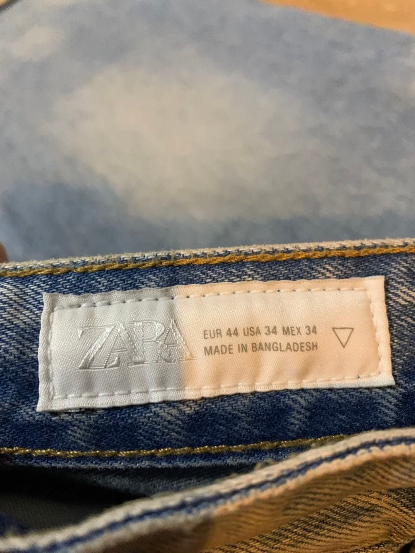 Zara Acne Studios風 バギーデニム ヴィンテージ加工 EUR44