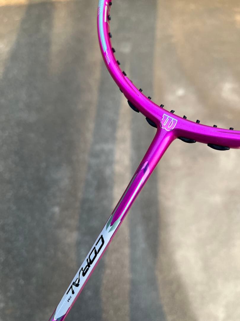 廃盤　Wilson ウィルソン CORAL BLX バトミントンラケット ピンク