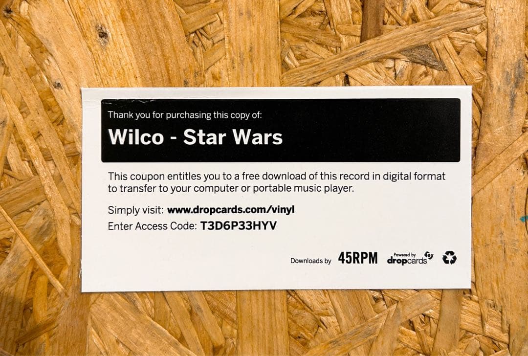 Wilco / Star Wars LP レコード