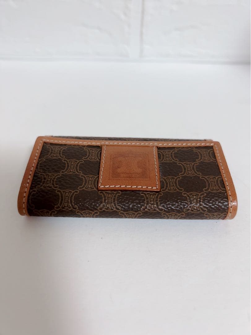 セリーヌ　CELINE キーケース　6連　ブラウン系　箱付き