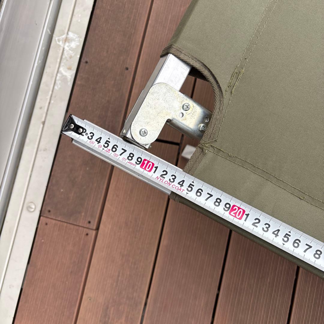 ミリタリー　オリーブグリーン 折りたたみベッド キャンバス　0302o315