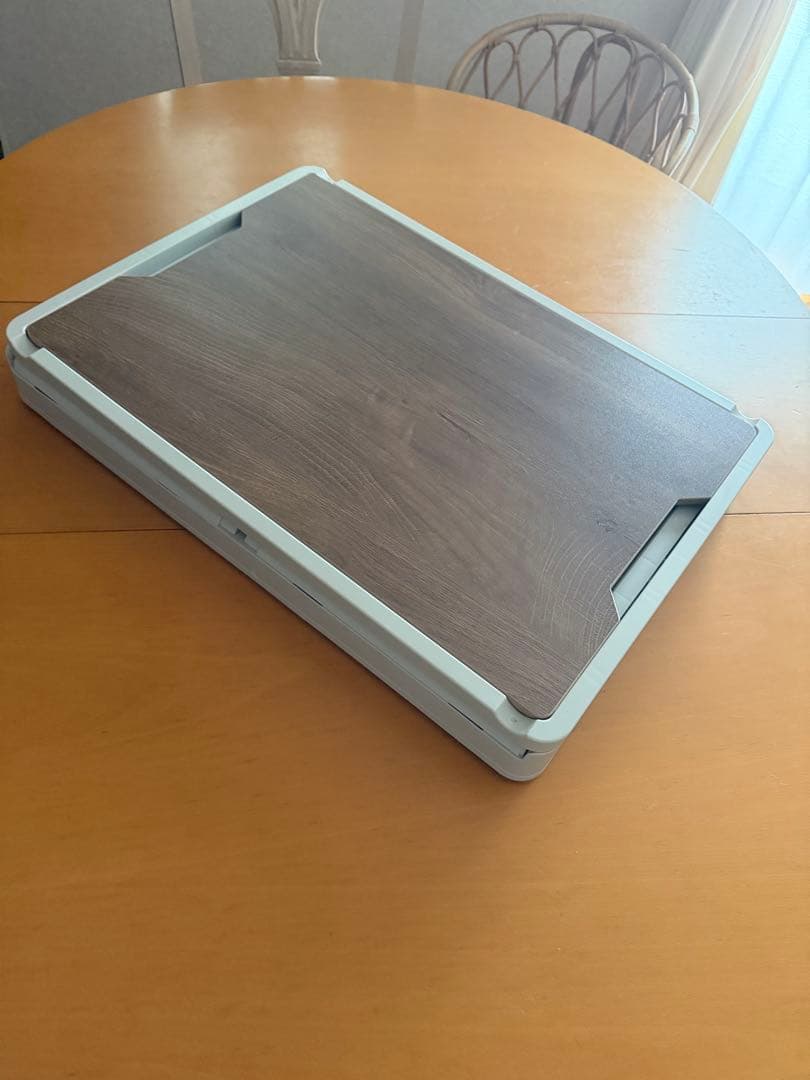 X XUNTAO【収納ボックス 折り畳み】収納ケース 木製フタ付き　幅60センチ