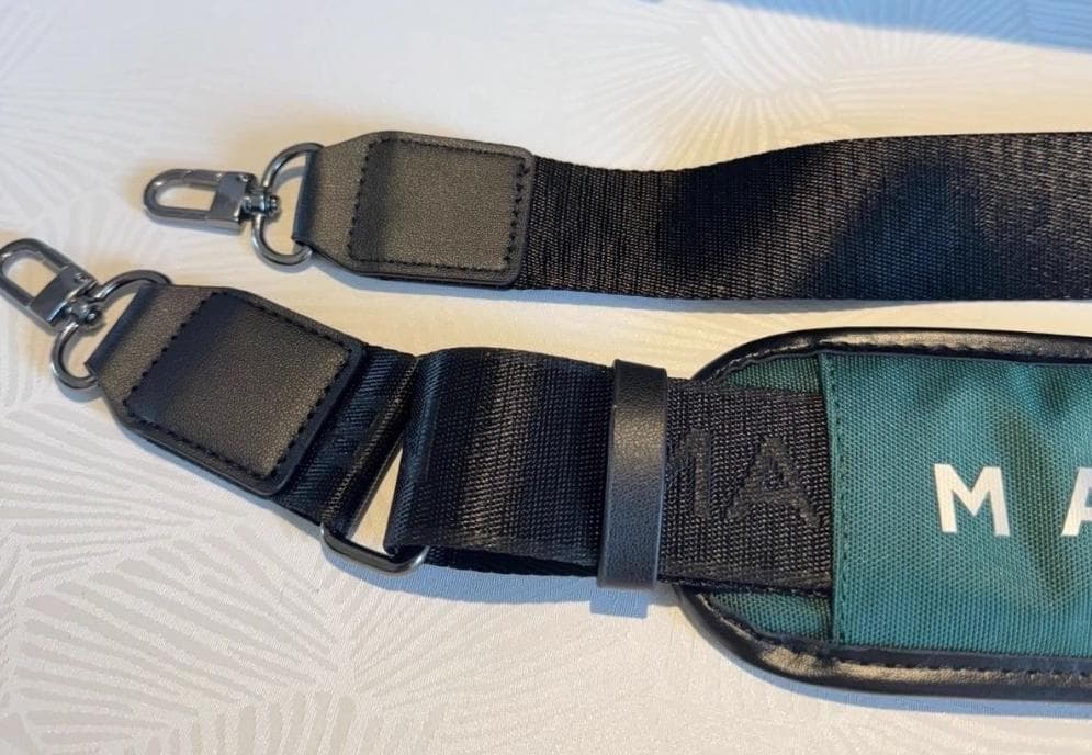 Malbon ラウンドバッグ ブラック＆グリーン 韓国限定✨美品