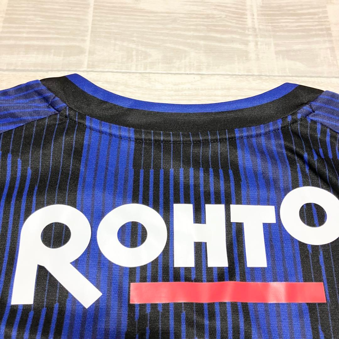 ガンバ大阪　小野瀬　レプリカユニフォーム　アンブロ　M-Lサイズ　美品　デサント