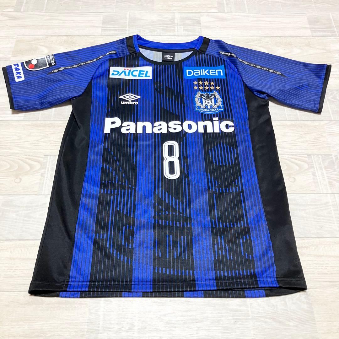 ガンバ大阪　小野瀬　レプリカユニフォーム　アンブロ　M-Lサイズ　美品　デサント