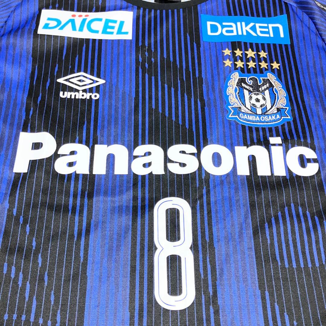 ガンバ大阪　小野瀬　レプリカユニフォーム　アンブロ　M-Lサイズ　美品　デサント