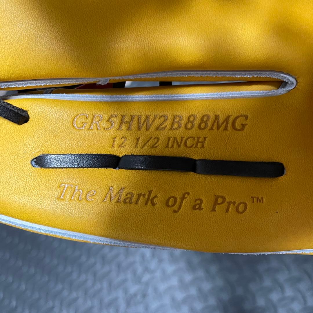 Rawlings 軟式グローブ ゴールドタン　外野　ウィザード02 左　湯もみ済