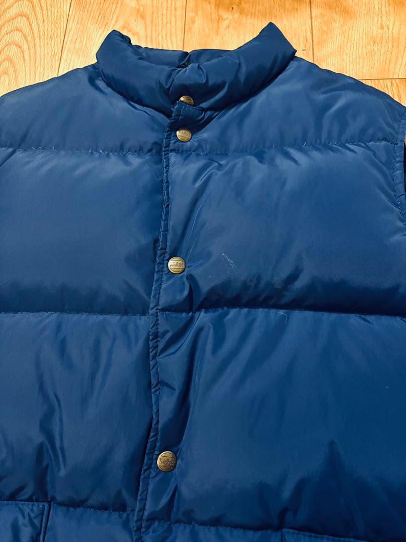 激レア 80s 縦型ポケット USA製 L.L.Bean ダウンベスト