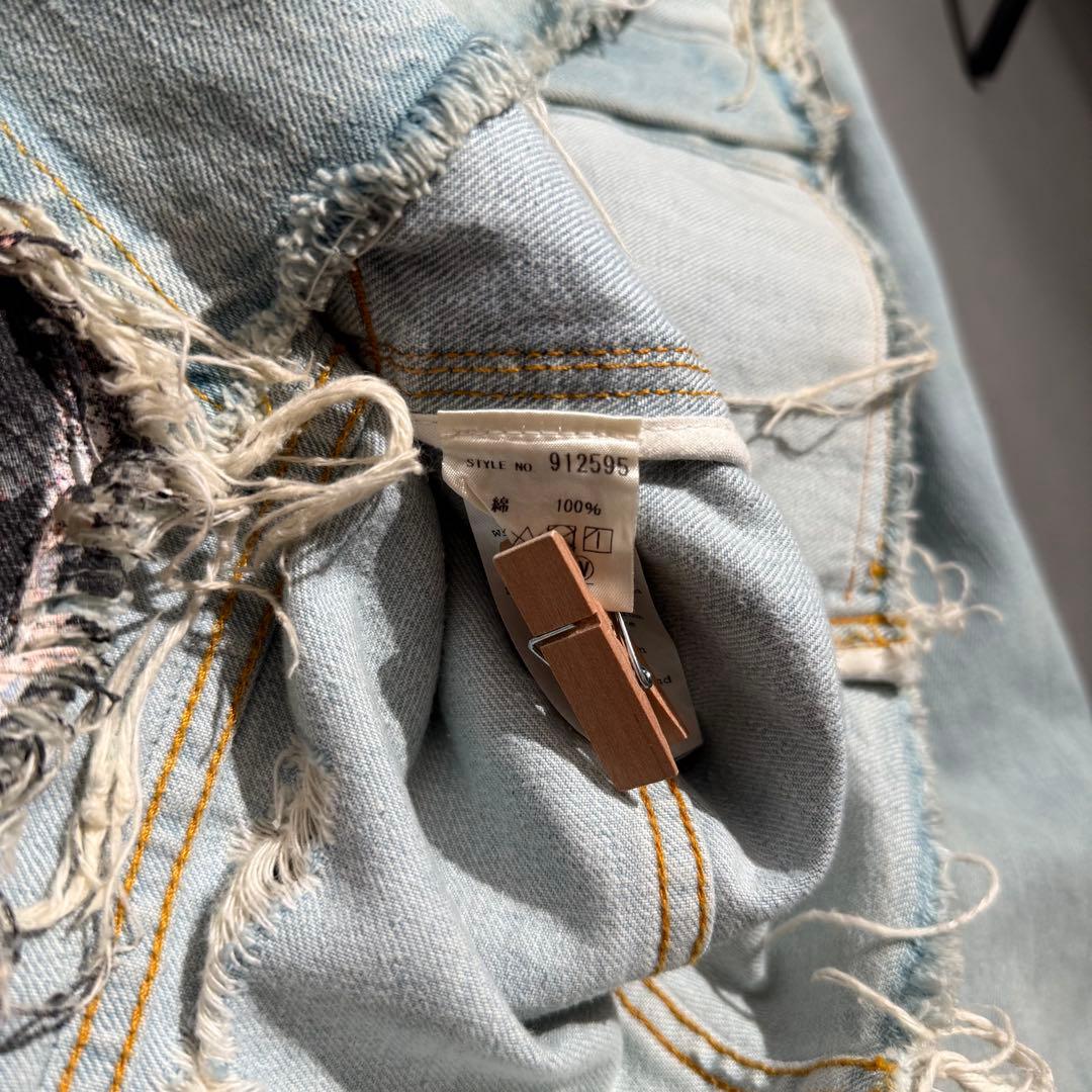 MISBHV グラフィックデストロイデニムジャケット S