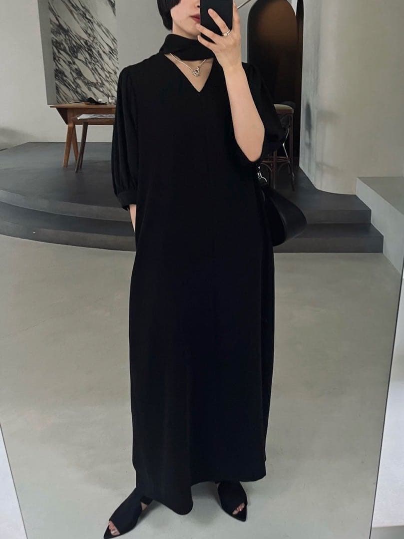 RIM.ARK｜Scarf detail OP スカーフディテールワンピース