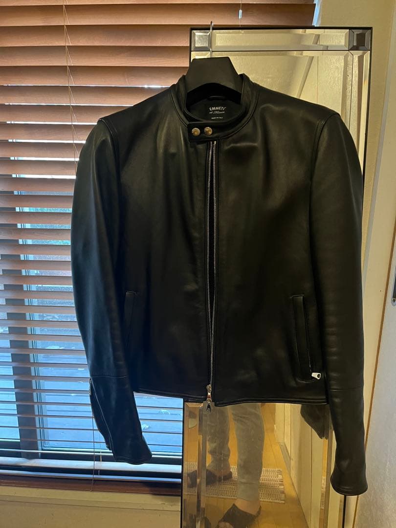 EMMETTI H千場義雅プロデュースレザーシングルライダース