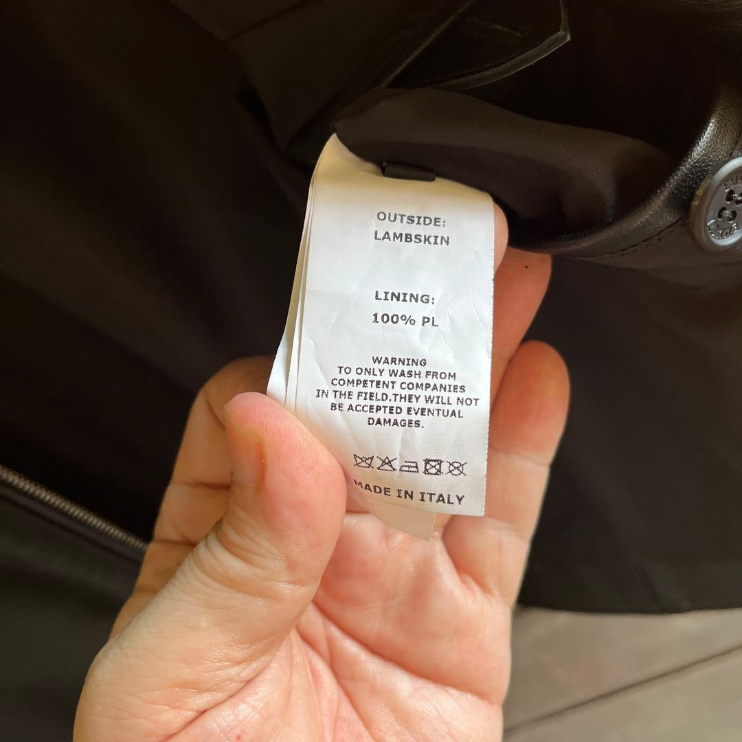 EMMETTI H千場義雅プロデュースレザーシングルライダース