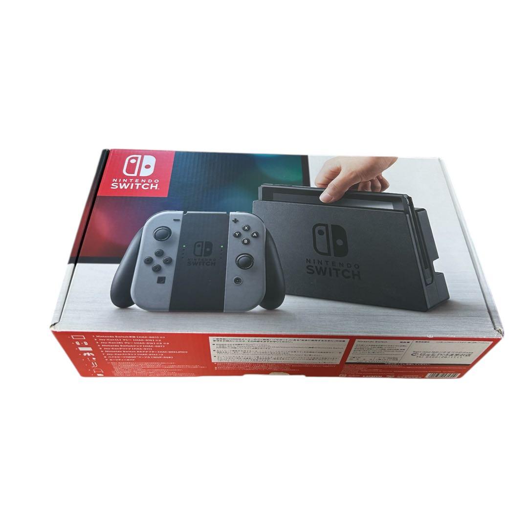 動作品Nintendo Switch 本体 グレー/ブラック 初期型セット