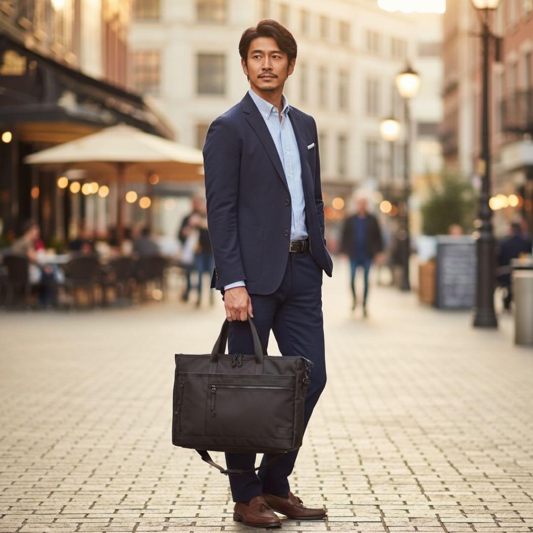 【未使用級】PORTER インタラクティブ トートバッグ メンズ 黒