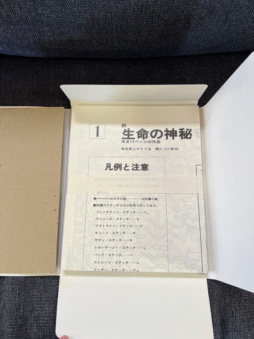 絶版・美品 パナマの民族手芸 モラ MOLA 図案集付 中山富美子 本　趣味