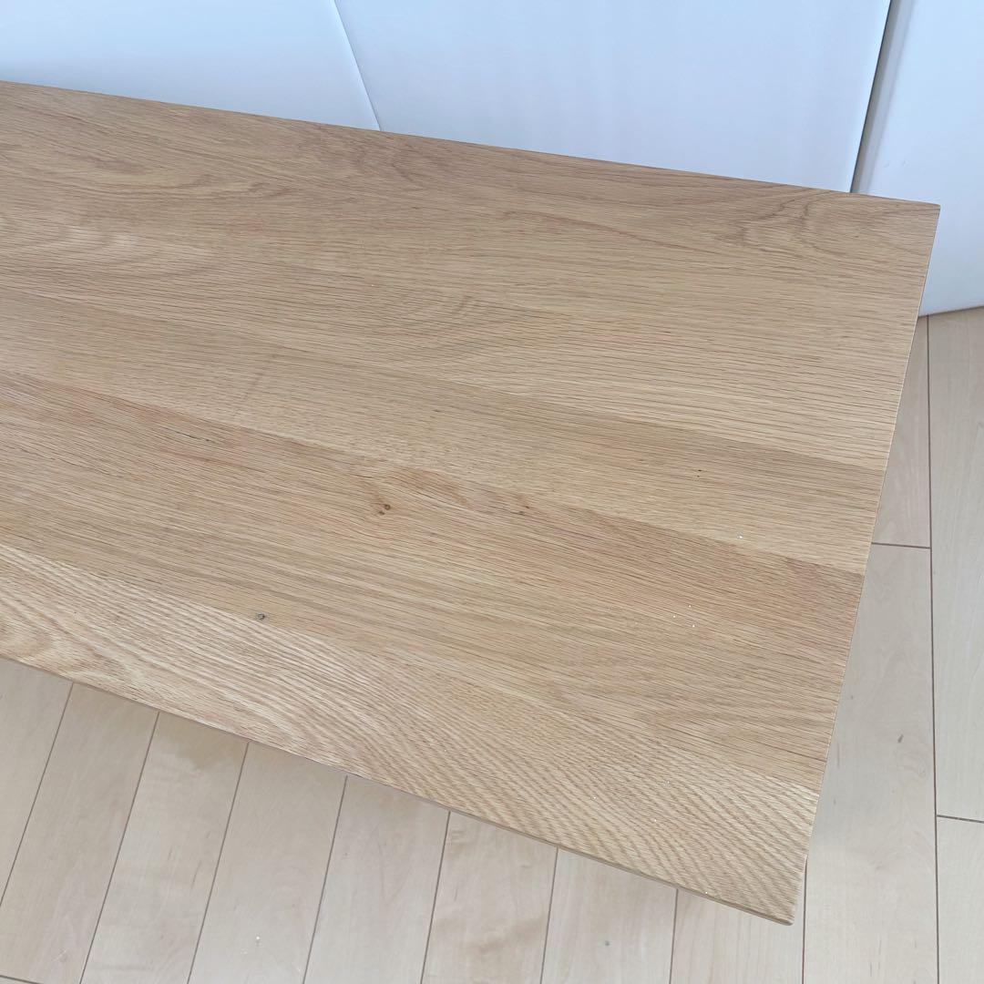 無印良品 ローテーブル 無垢材 天然木　引き出し2杯　オーク　タモ　MUJI