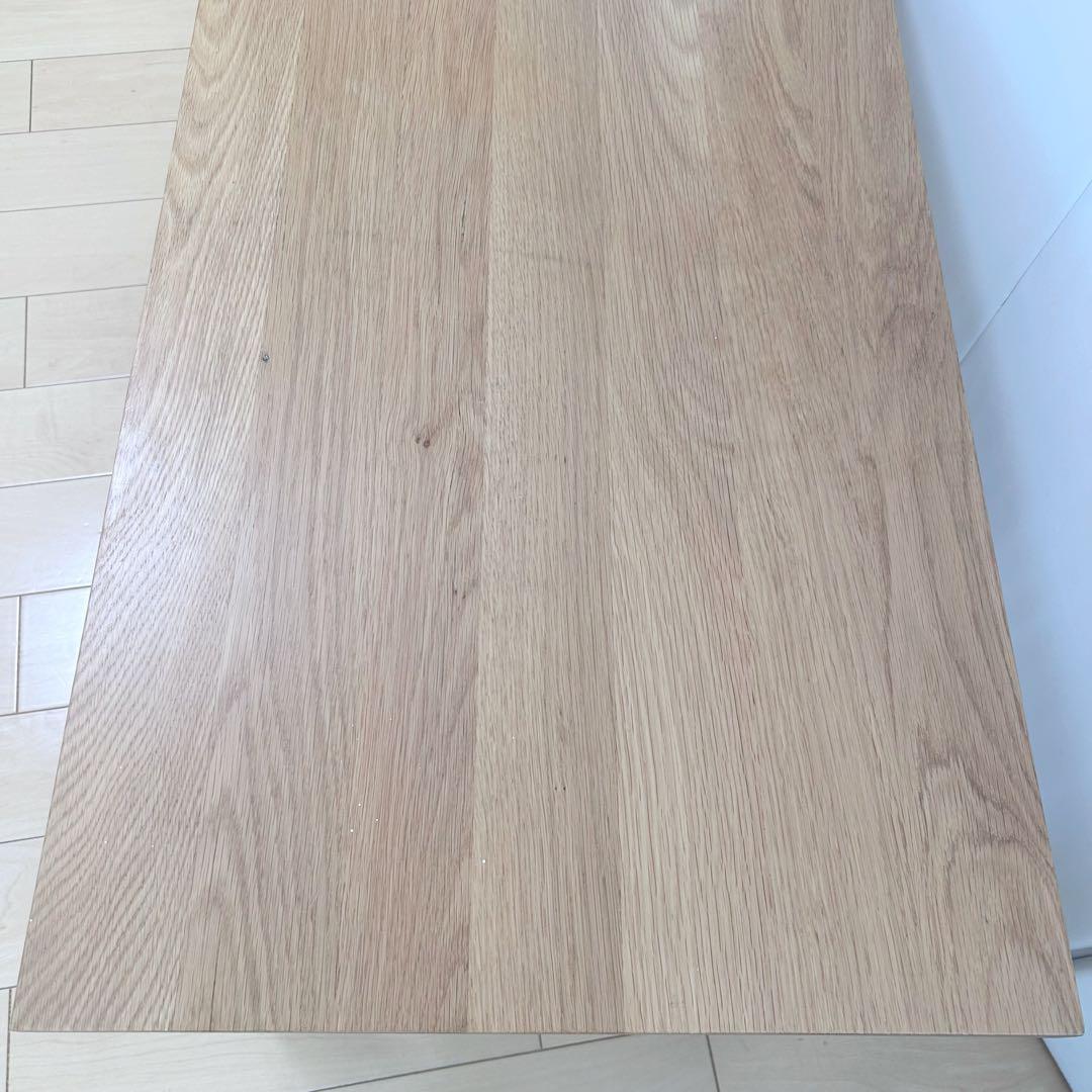 無印良品 ローテーブル 無垢材 天然木　引き出し2杯　オーク　タモ　MUJI