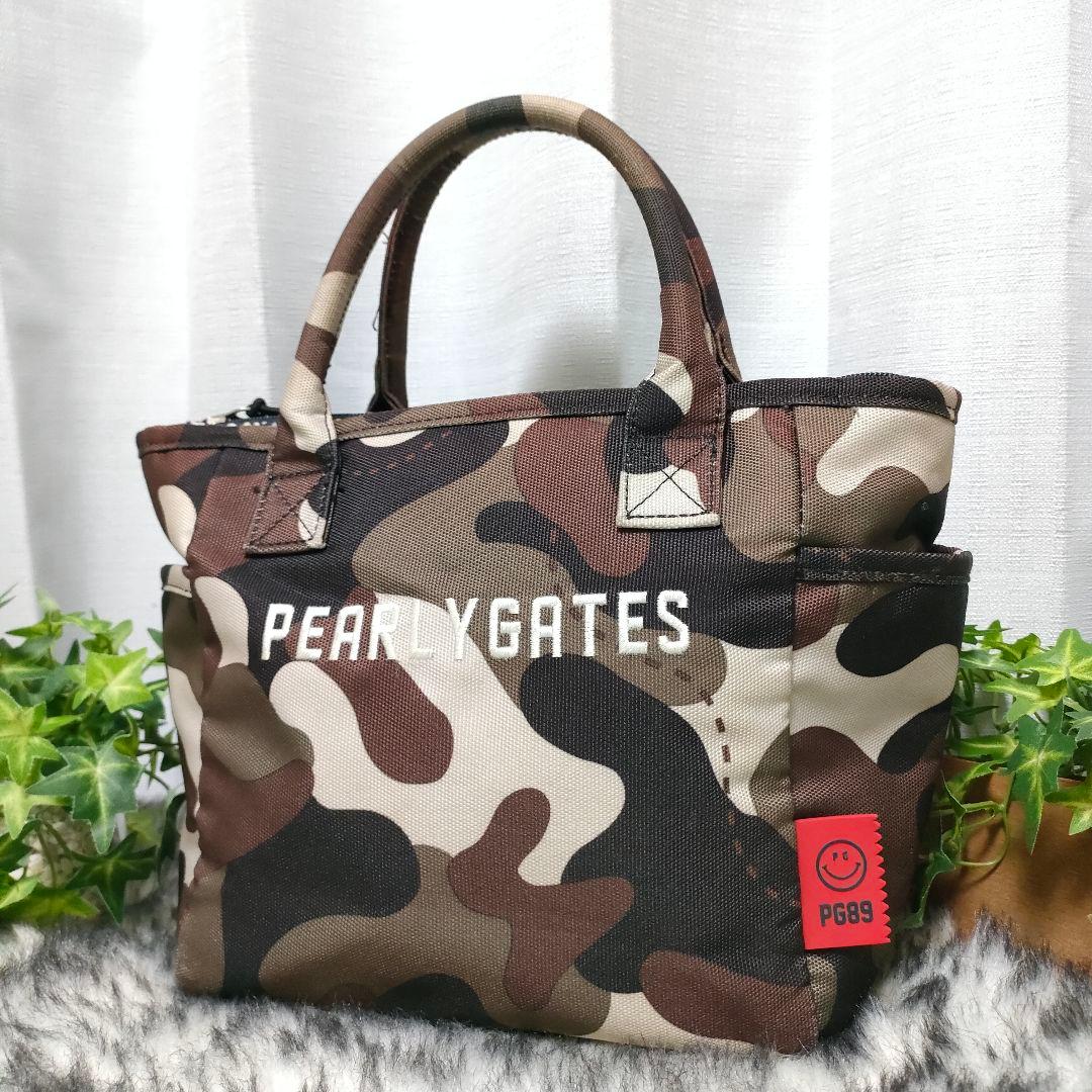 美品 パーリーゲイツ ハンドバッグ カモフラ PEARLY GATES バッグ