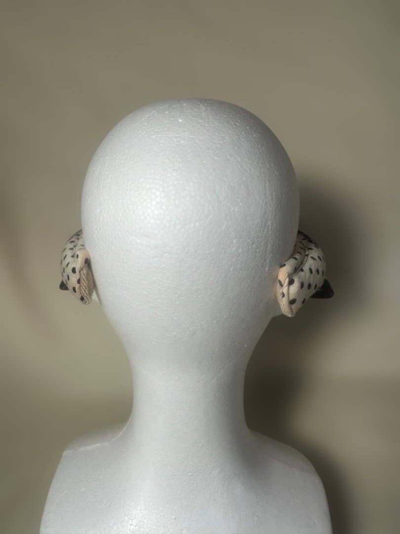 Lanvin Sport 水玉模様 バイザー アイボリー ブラック