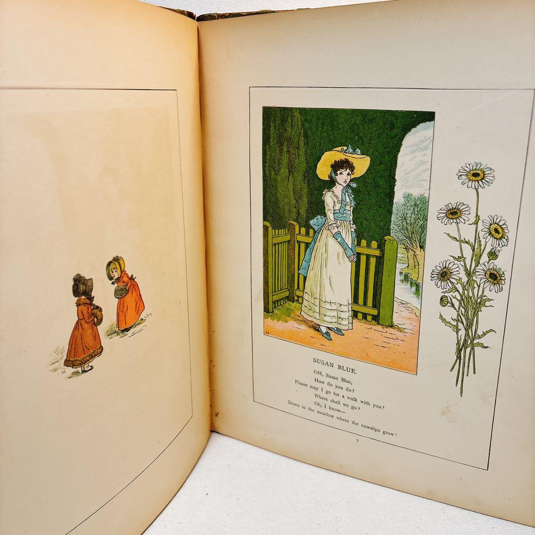 洋書 希少 ケイト グリーナウェイ マリーゴールドガーデン 1885年初版推定