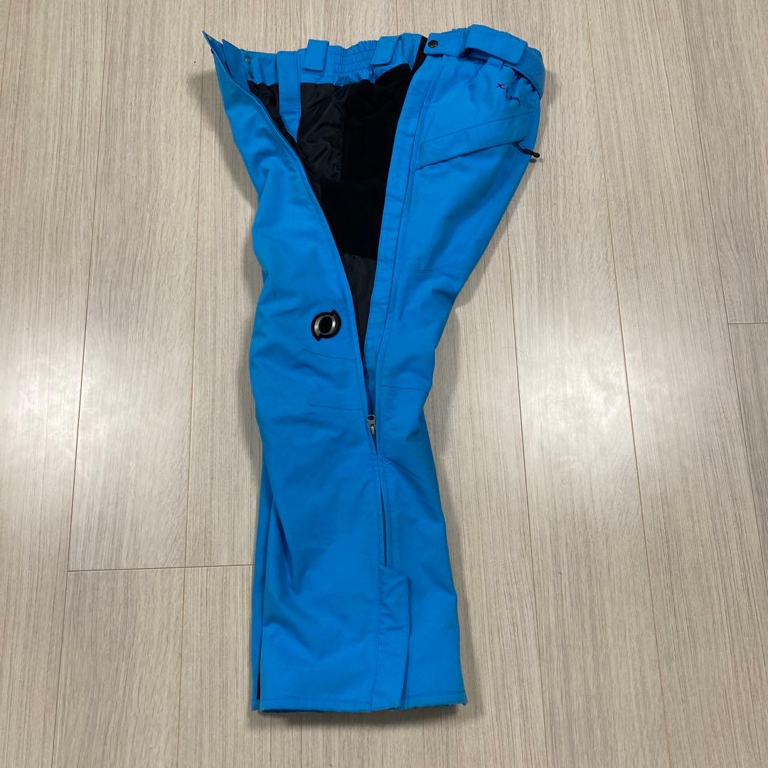 オンヨネ　スキーウェア SS 160cm 上下セット　青/緑