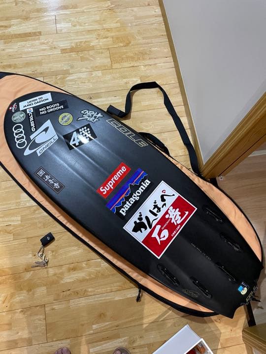 サーフボード　ファンボード　カーボンフィン　aviso製 bd3