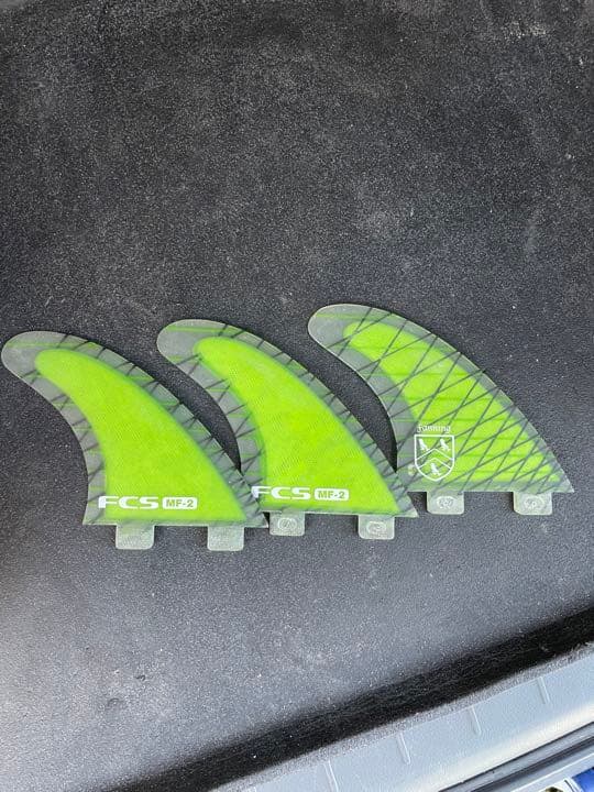 サーフボード　ファンボード　カーボンフィン　aviso製 bd3