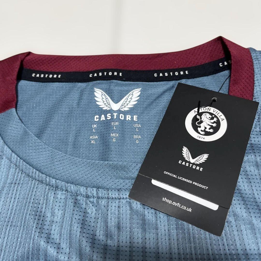 CASTORE アストンヴィラ ノースリーブ Lサイズ トレーニングウェア