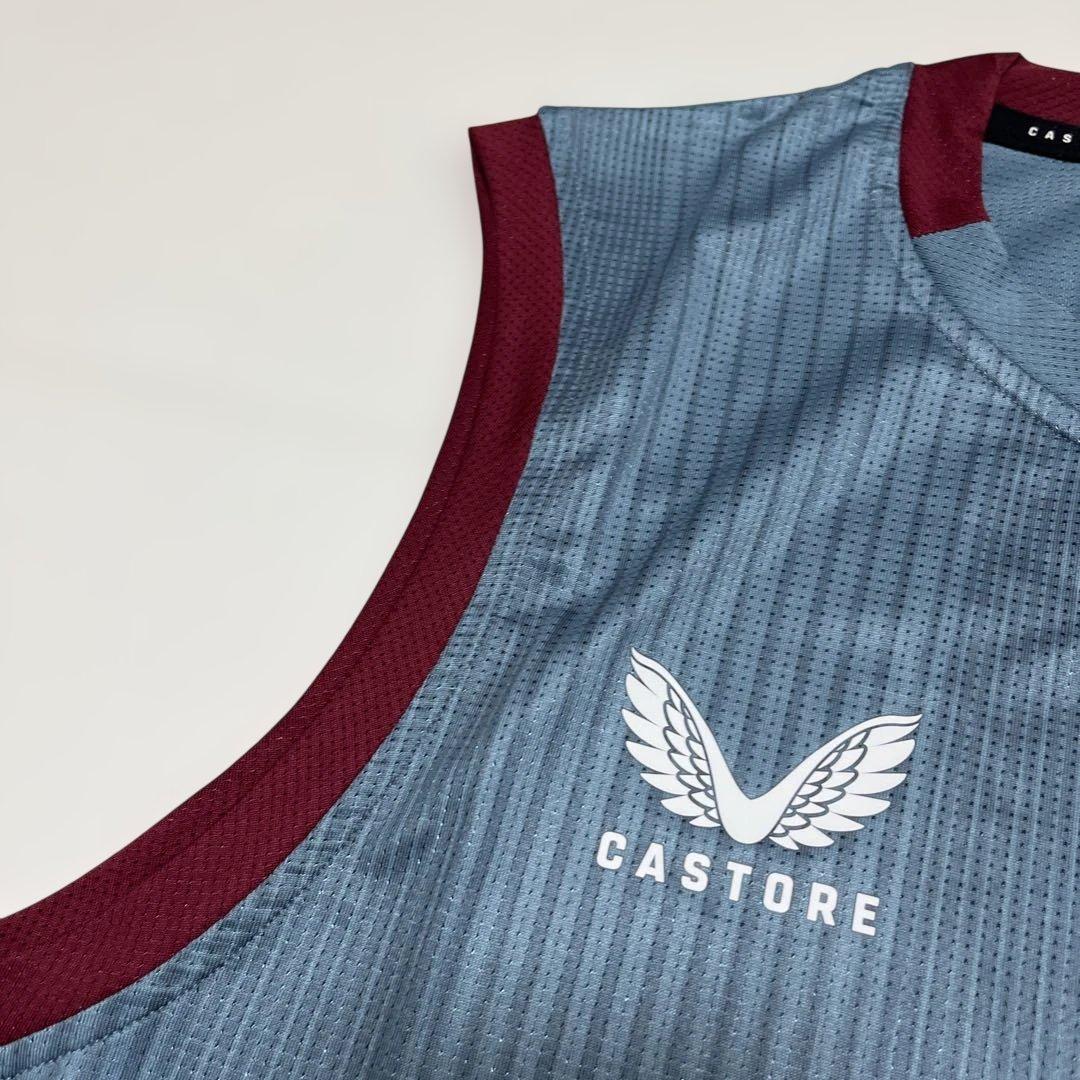 CASTORE アストンヴィラ ノースリーブ Lサイズ トレーニングウェア