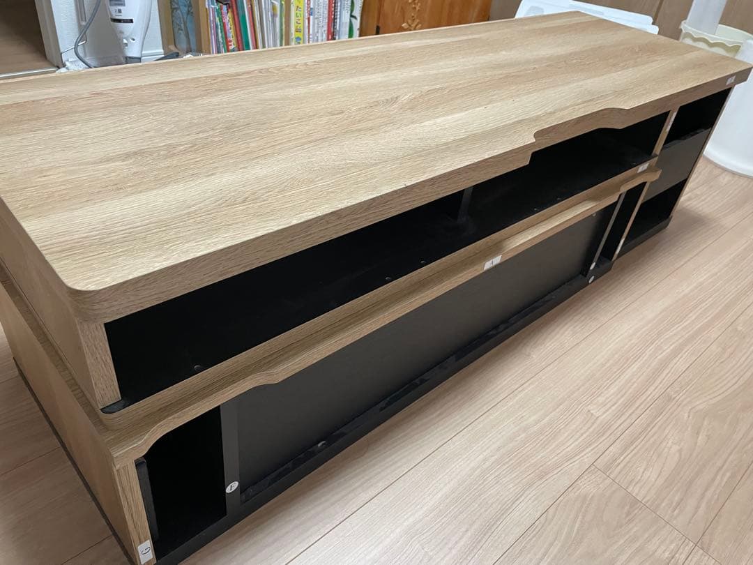 【美品】テレビボード　ナチュラル　130cm テレビ台　ローボード