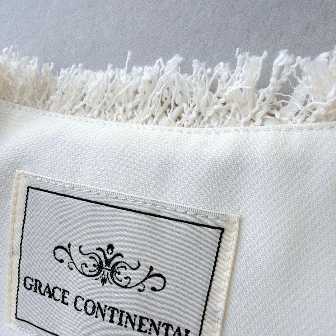 25SS グレースコンチネンタル　ルーズツイードジレジャケット