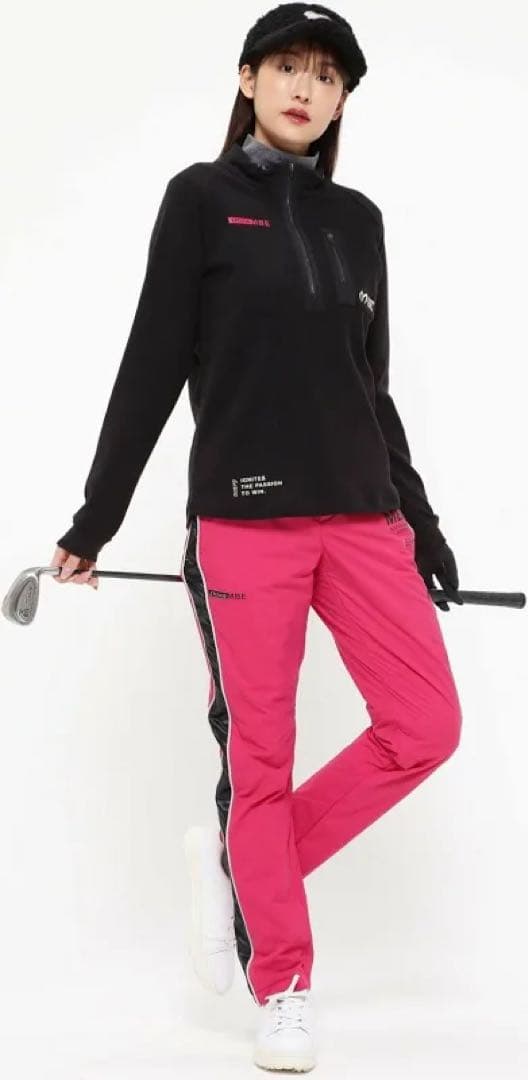 MASTER BUNNY EDITION Wフェイス両面起毛 ハーフジップ　長袖