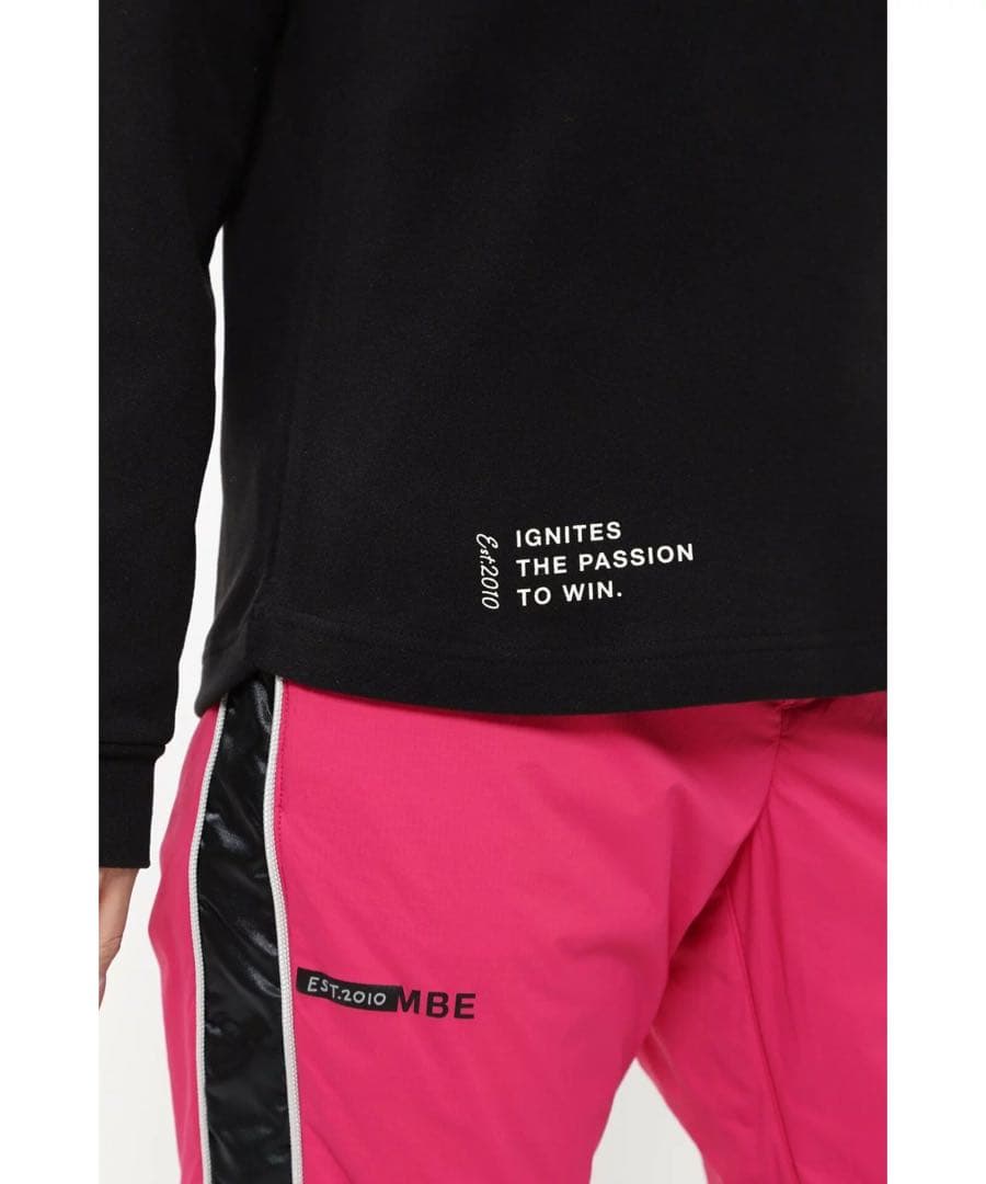 MASTER BUNNY EDITION Wフェイス両面起毛 ハーフジップ　長袖