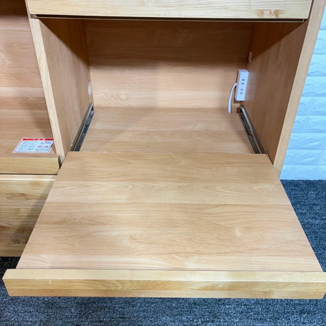 堀田木工 キッチンカウンター 幅120cm レンジ台 キッチン収納 C123