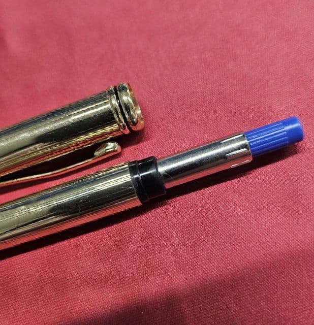 ​【名品】CROSS タウンゼント 2本セット（925シルバー＆10KT金張り）