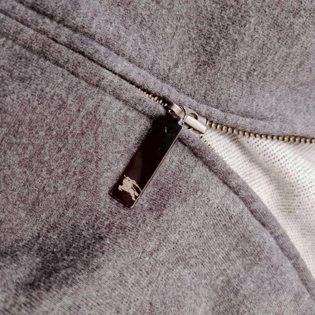 ◾︎希少 美品◾︎ バーバリーブルーレーベル パーカー ファー付 ノバチェック 38