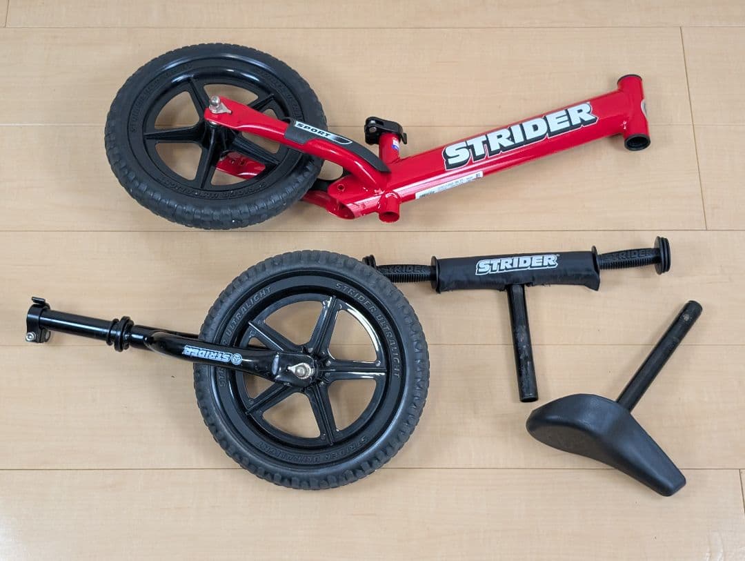 【美品】STRIDER 12 ストライダー バランスバイク 12インチ レッド