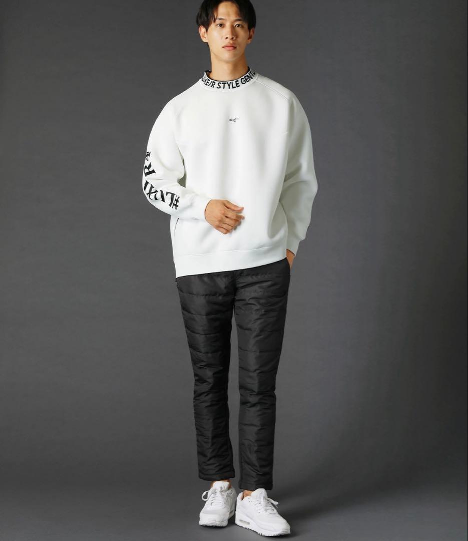 LUXE/R スポンジボンディングサイド止水ジップジャガードリブハイネックM