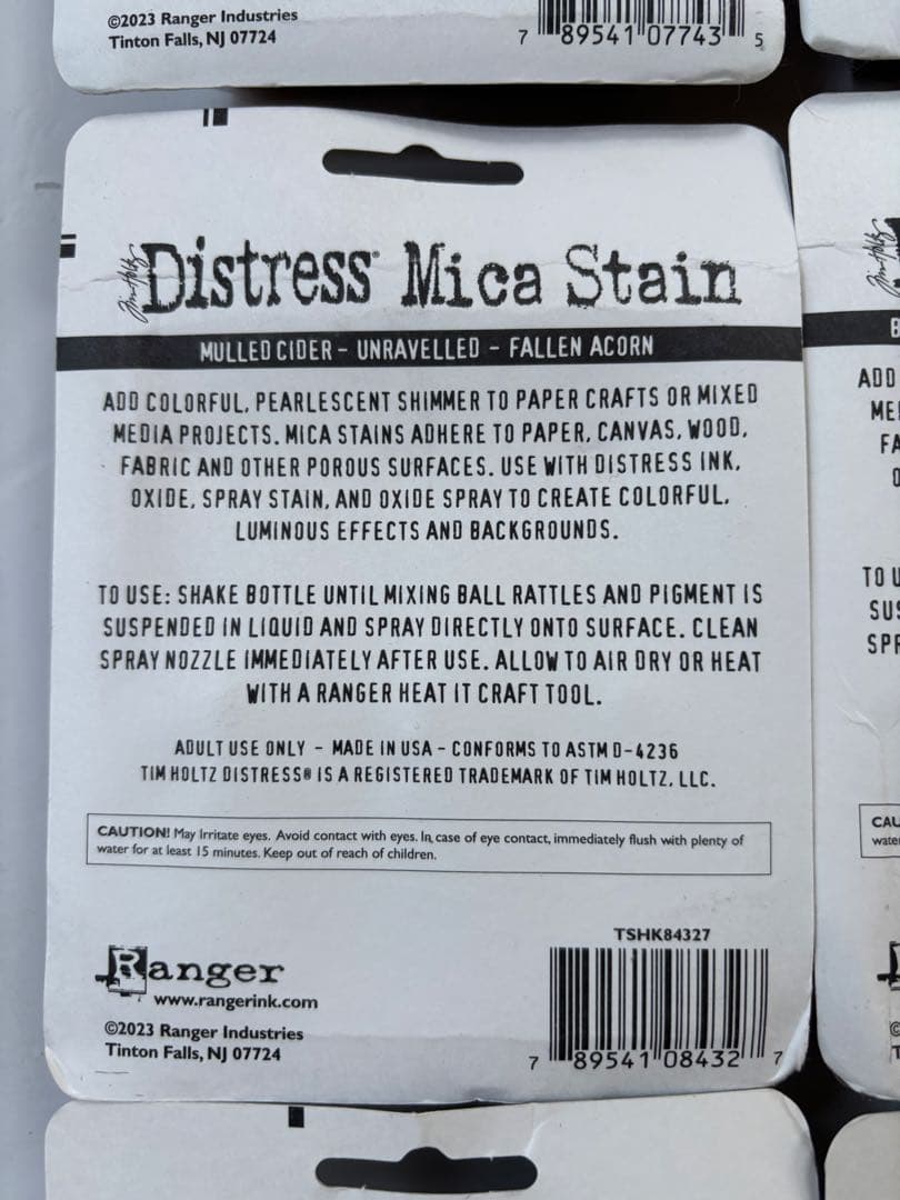Tim Holtz Distress Mica Stain 6種 未開封