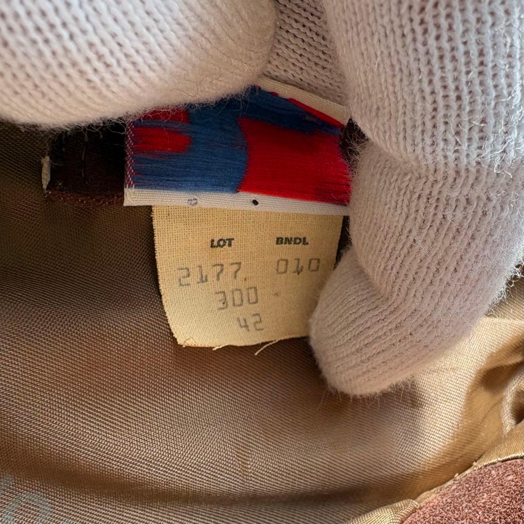 schott ショット USA製 スエード ブラウン トラッカージャケット 42