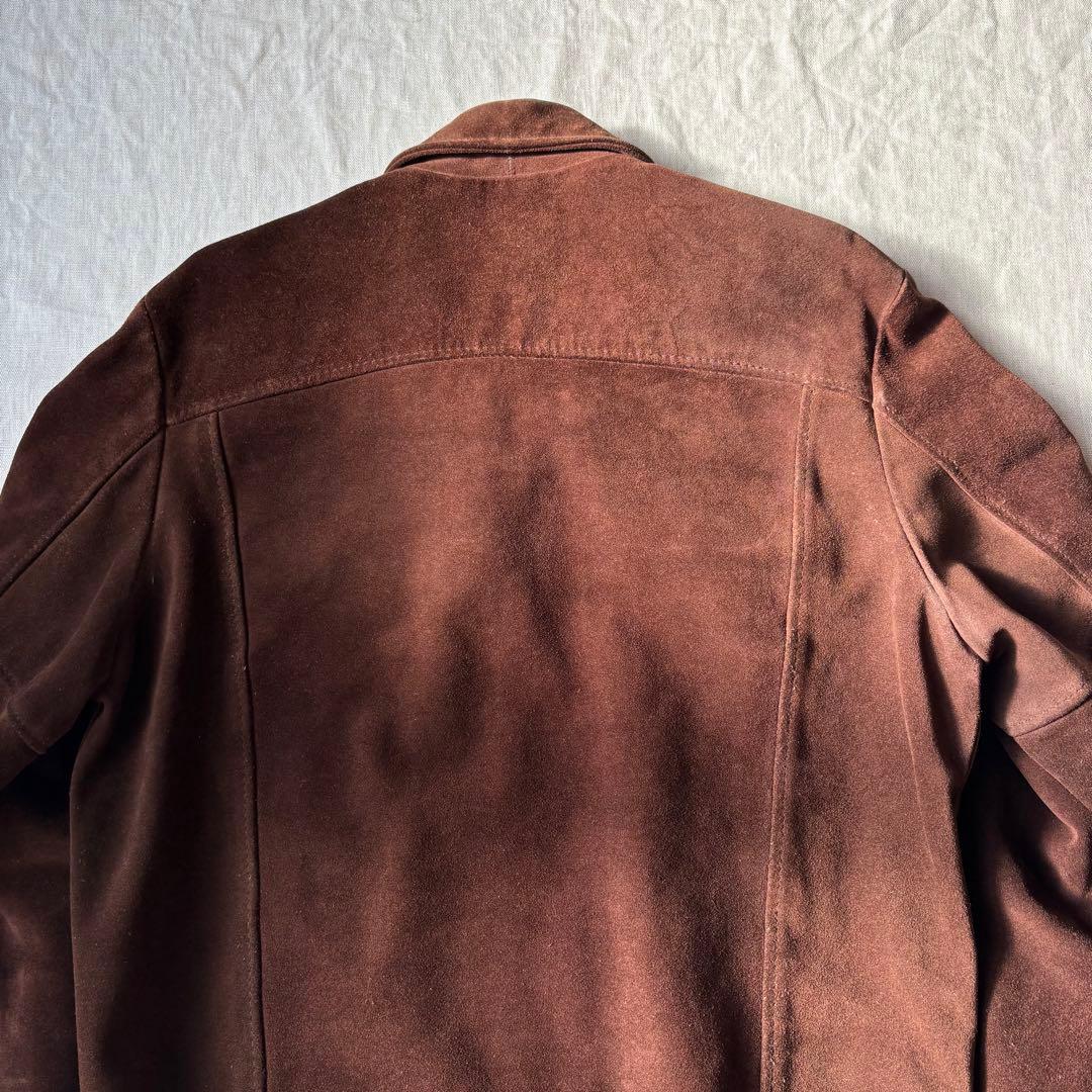 schott ショット USA製 スエード ブラウン トラッカージャケット 42