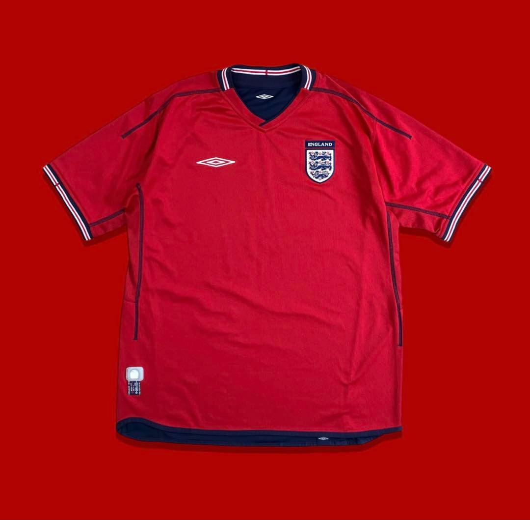 2002 日韓 ワールドカップ イングランド代表 リバーシブル ユニフォーム
