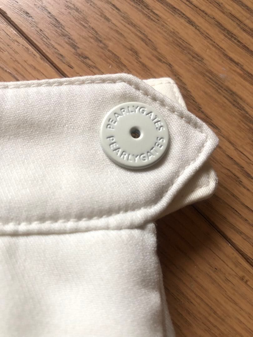 PEARLY GATES ホワイト プリーツスカート